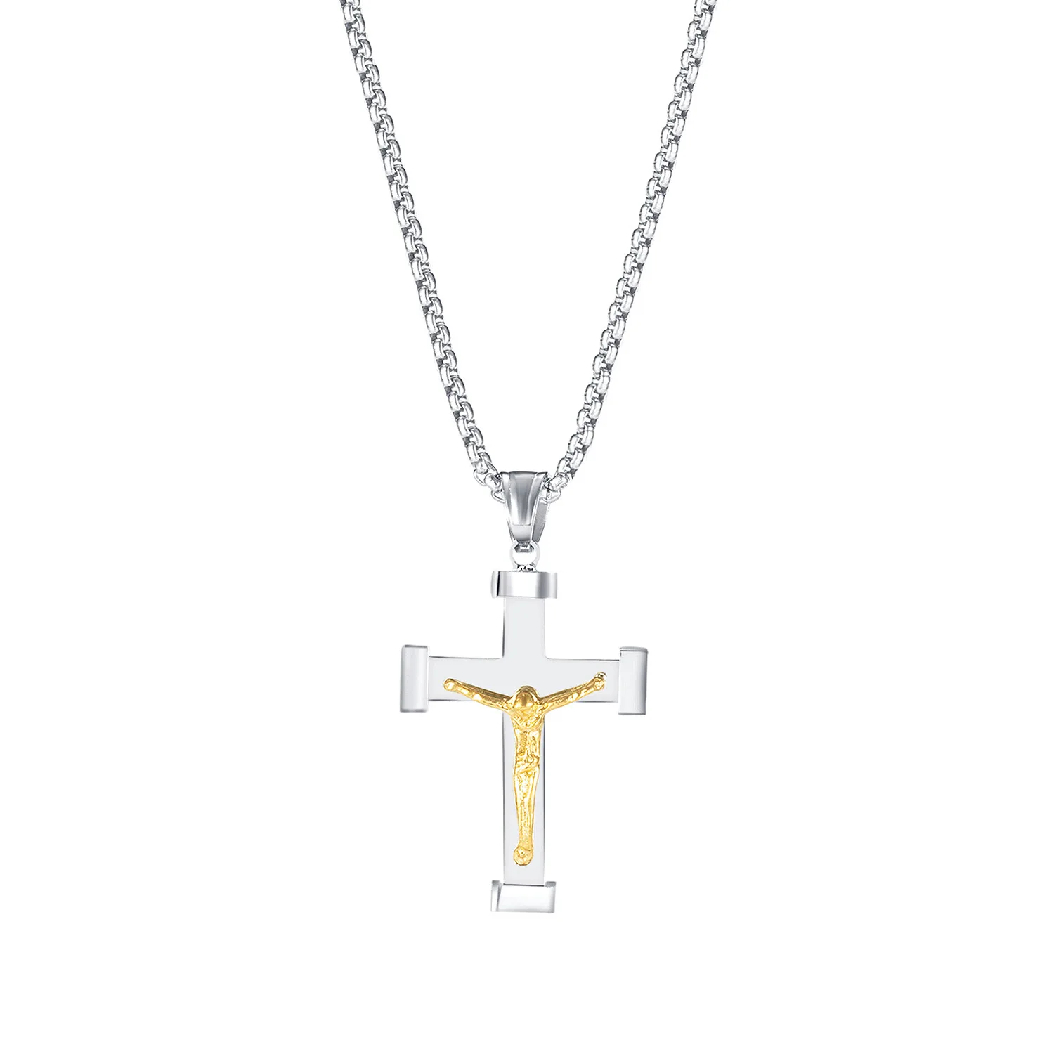 

Retro Street Hip Hop Classic New Titanium Steel Necklaces for Men