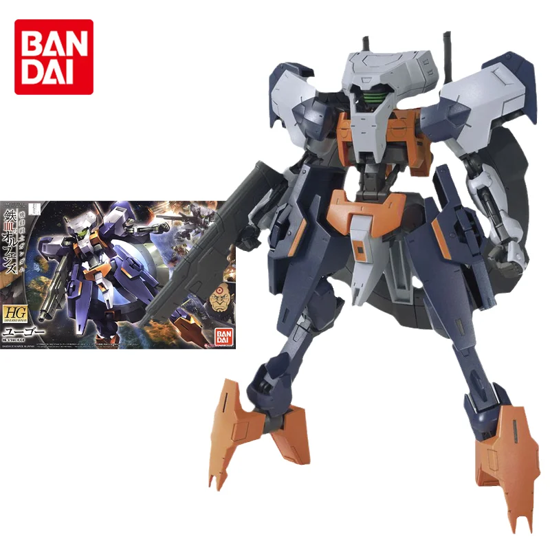 

Bandai Original Gundam Model Kit Anime Figure HG IBO 1/144 HUGO Action Figures Toys Collectible Ornaments Gifts for Children