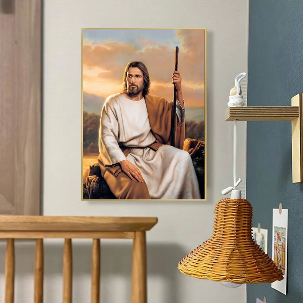 Картина на холсте с изображением Иисуса Христа Симон девей