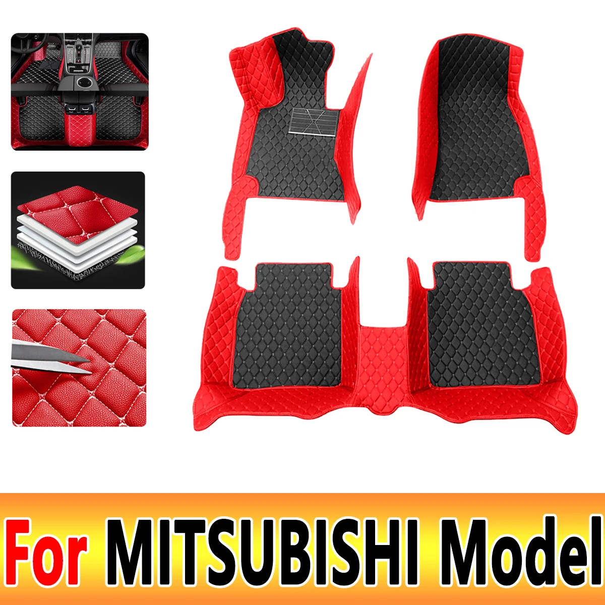 

Автомобильные коврики для MITSUBISHI мощный, максимальный Savrin 7seat RVR 3000GT Zinger Outlander ASX pajero автомобильные аксессуары 2022 2023