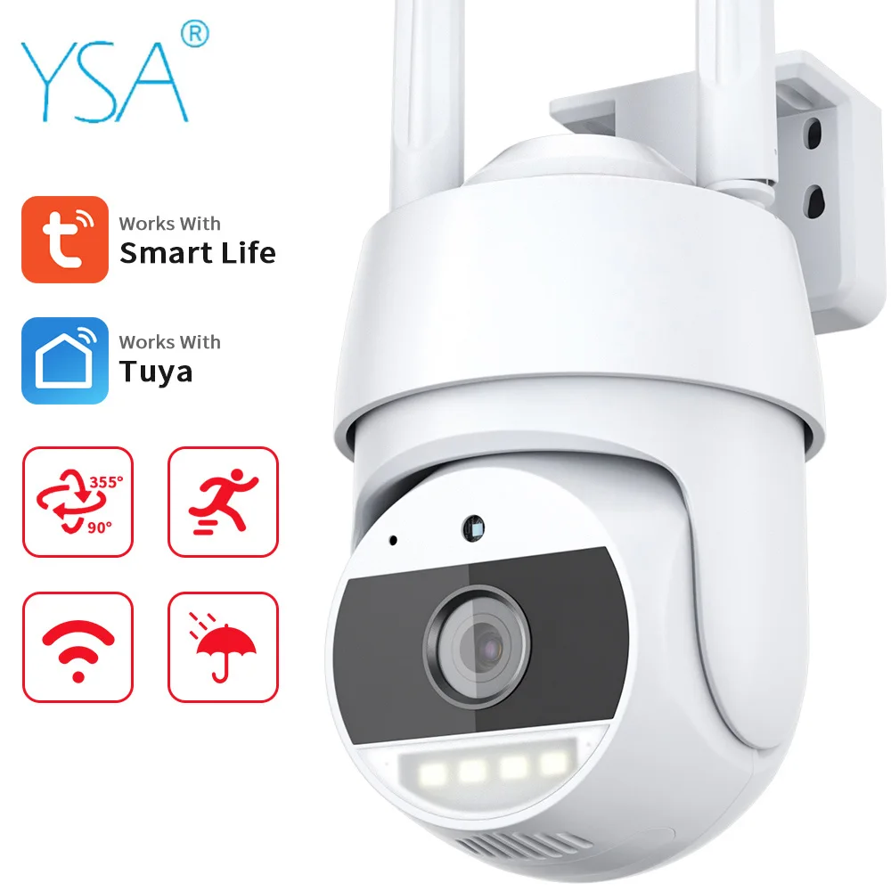 Factory Price Smart Life 5MP Two Way Audio Camera Tuya App HD Smart Home 1080P PTZ Outdoor Home Wireless Surveillance CCTV Cam