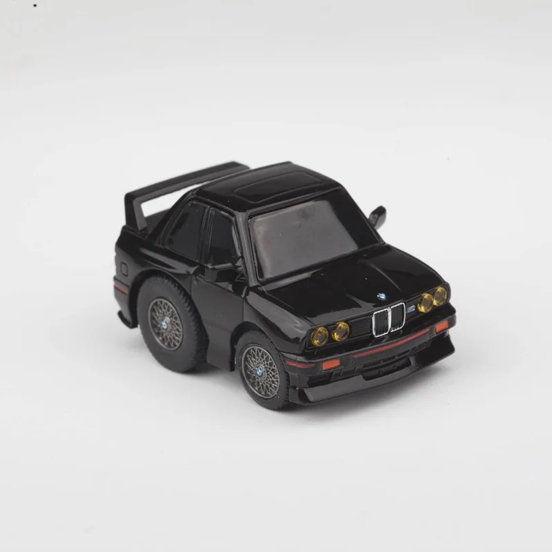 

Крошечный 1:64 M3 E30 Black Q Series, литые модели автомобилей, игрушки