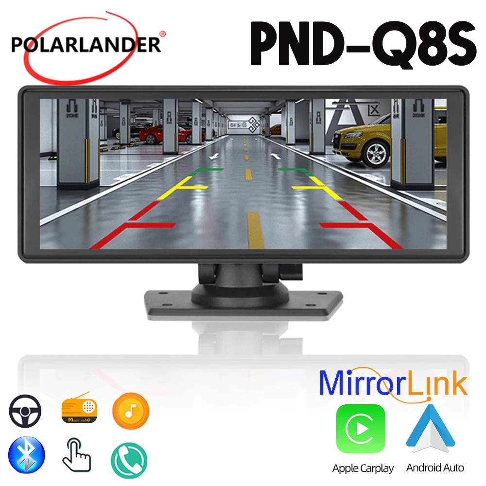 

Автомобильный мультимедийный плеер портативный беспроводной Carplay 9,3 ''AI Voice Android авто Bluetooth Сенсорный экран для BMW Toyota универсальный