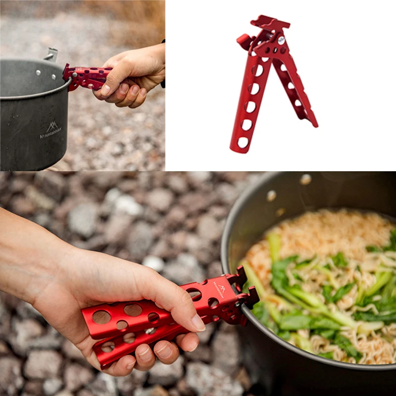 

Anti-hot Pot Clip Aluminium Alloy Picnic Bowl Pot Pan Anti-Scald Gripper Holder Outdoor Camping Cooking Kitchen Accessories