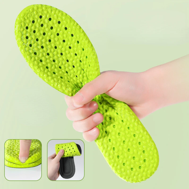 Memory Foam Insoles for Shoes Sole Mesh Deodorant Breathable Cushion Running Insoles for Feet Man Women Orthopedic Insoles