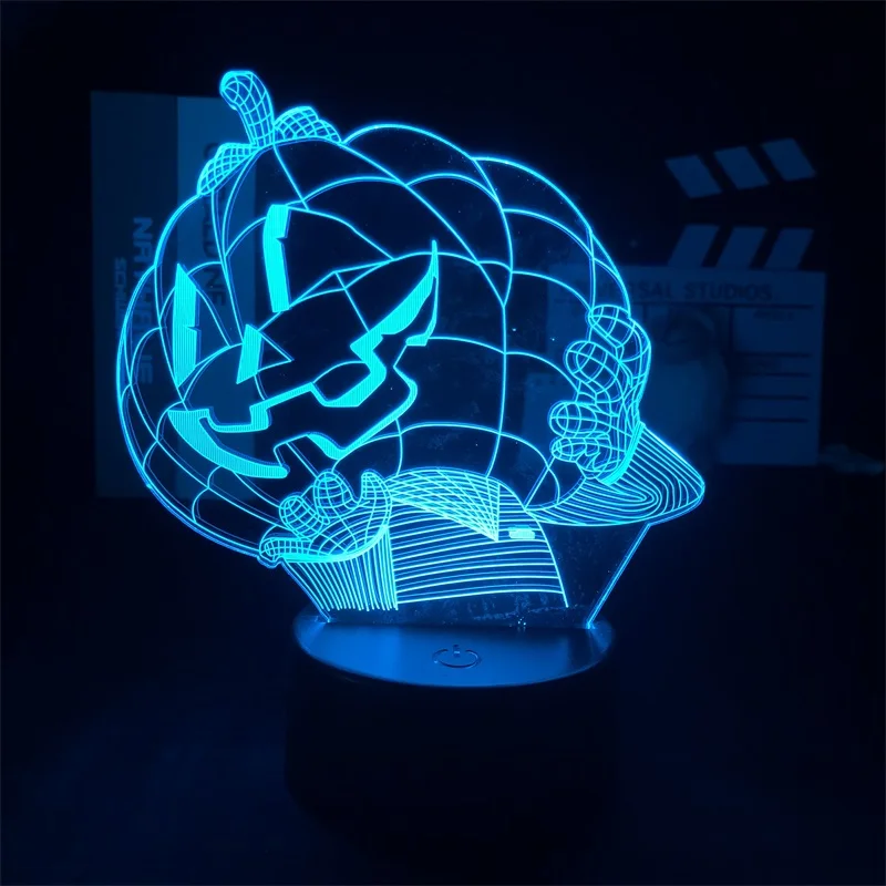 

Led Night Lamp Alarm Clock Base Light Pumpkin Monster Easter Touch Sensor Colorful Hot Selling Decoration Living Room Desk