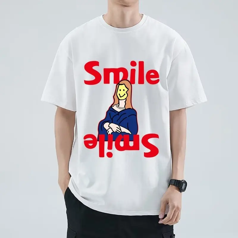 

Oversized T-shirt T Shirt Loose Y2k Tops Pure Cotton Clothing Breathable Streetwear Short Sleeve Tee Harajuku Vintage Discount