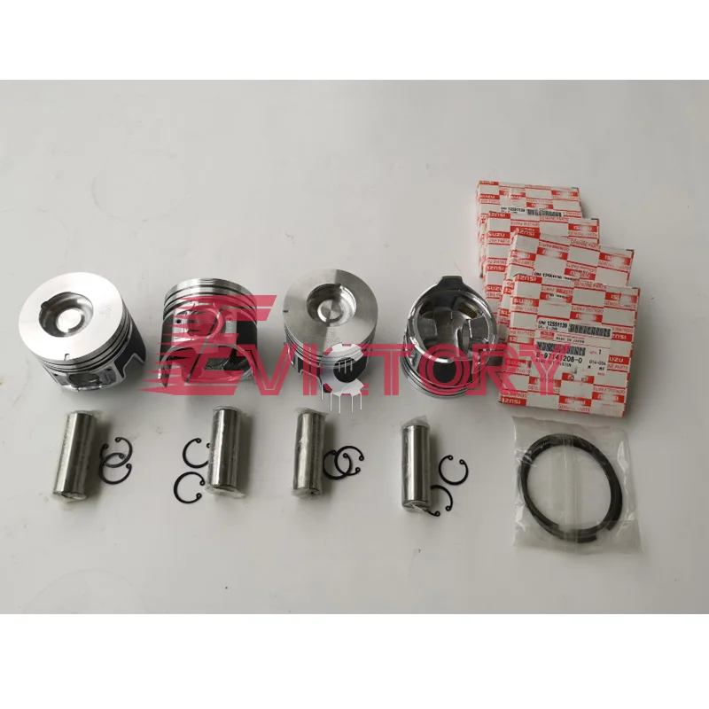 

For Isuzu 4LE2X 4LE2 engine oversized +.50 piston + piston ring