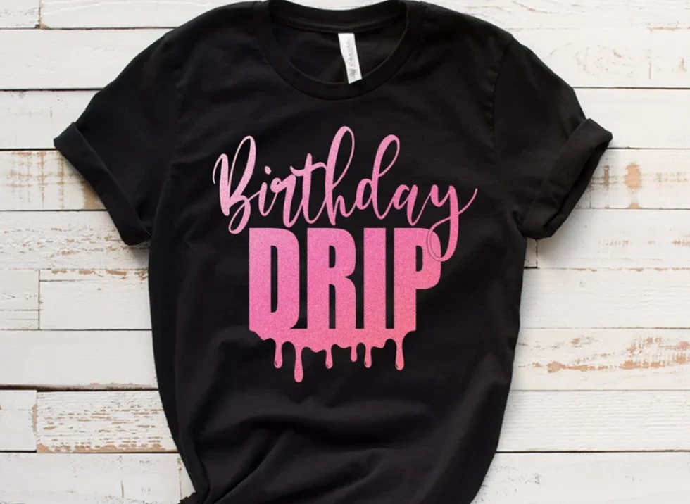 Birthday Drip Squad Princess 100%Cotton Female Clothing O Neck Shirt Short Sleeve Girl Top Tee Streetwear Female Clothes goth