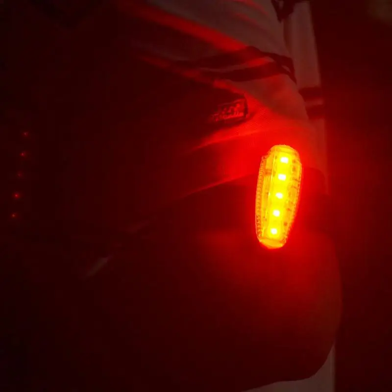 Светодиодные аксессуары задний фонарь сумка с зажимом для бега USB-светильник