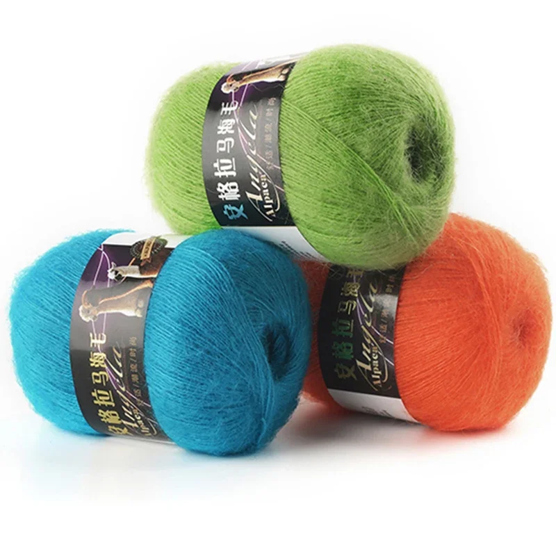 2 шт. Мохер Пряжи вязание пряжа Смешанные Акриловая Пряжа для Ручного Вязания