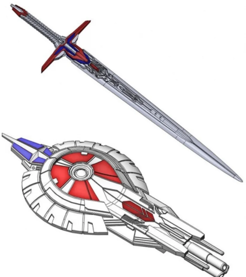 Collection Toy (only Sword And Shield，no Toy)