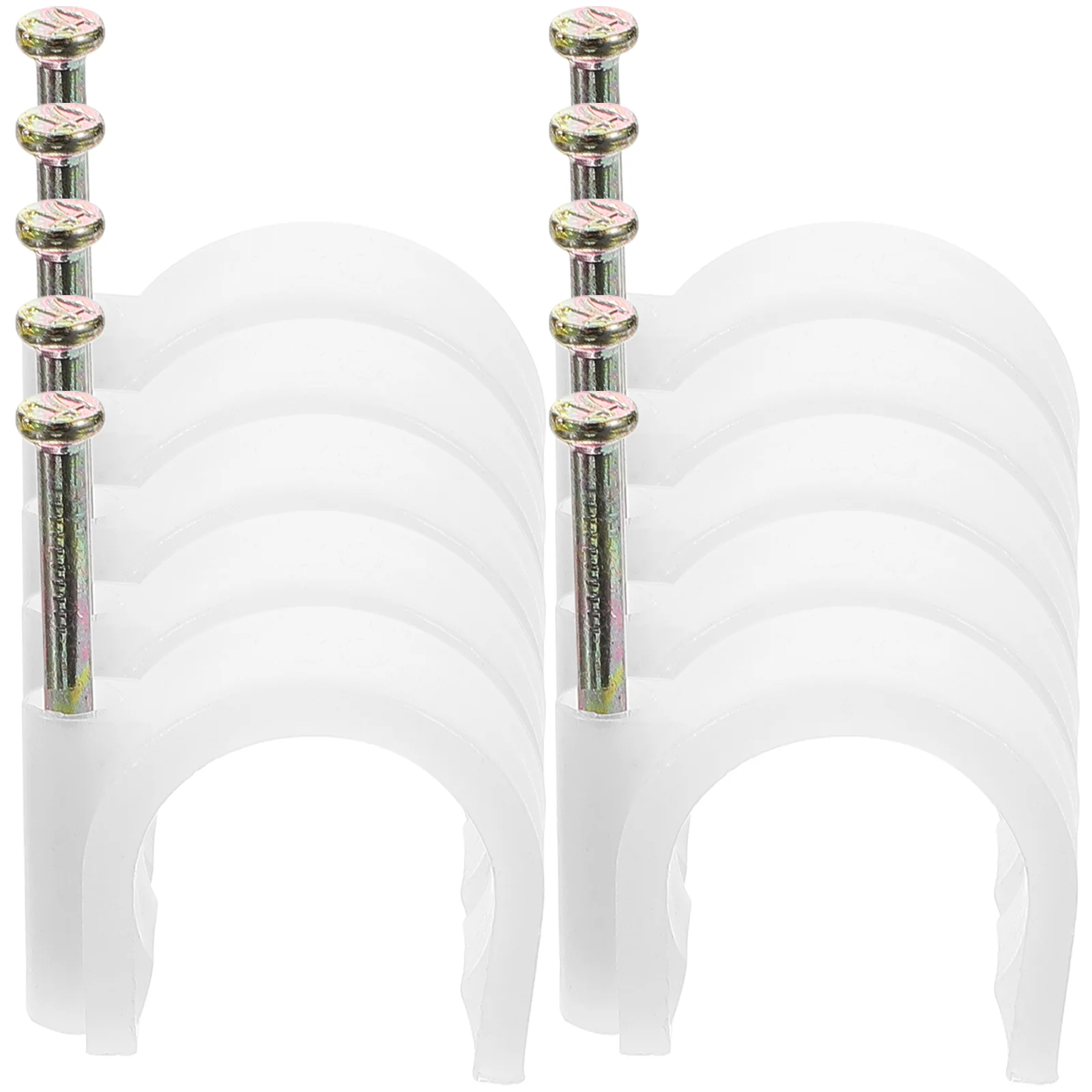 50 шт. зажимы для коаксиального кабеля стальной провод гвоздей Ethernet удлинитель