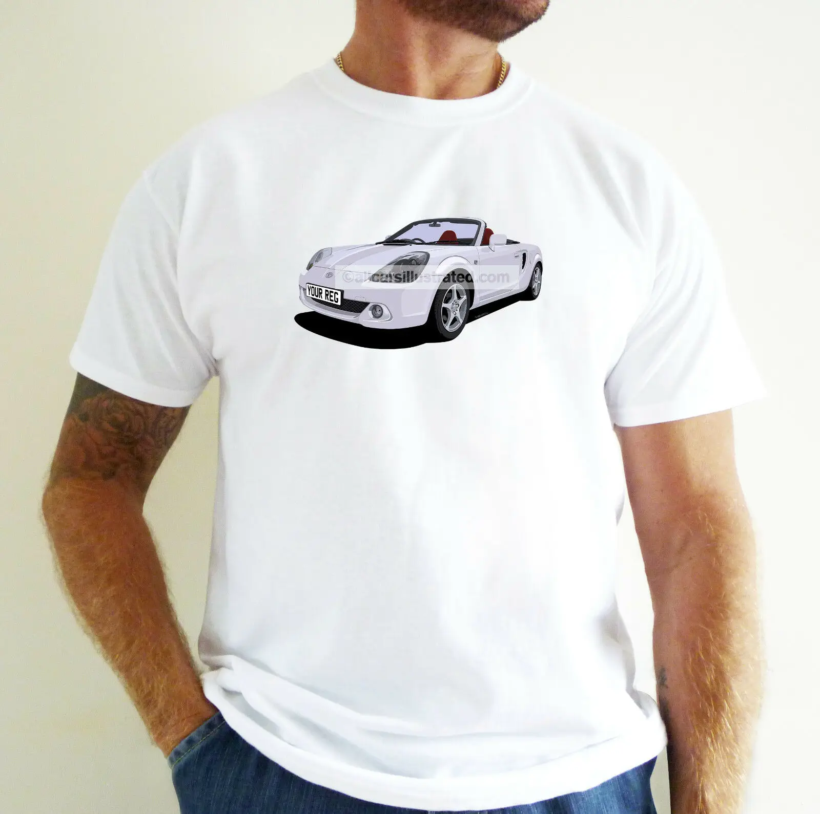 

Футболка для TOYOTA MR2 ROADSTER CAR ART Персонализируйте его!