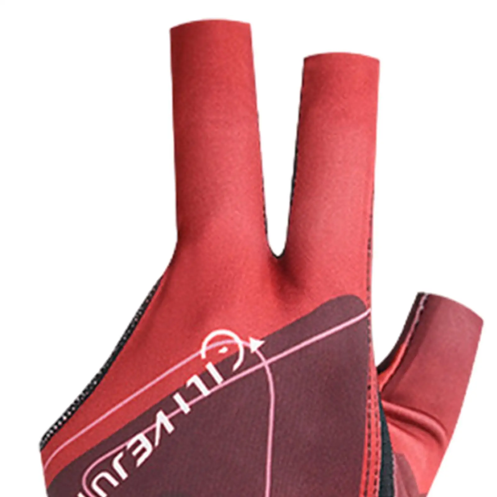 3-пальцевые перчатки для бильярда нескользящие регулируемые левой руки дышащие