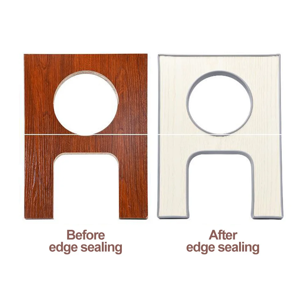 

U-Shape Edge Banding 16.4ft Soft Silica Gel Countertop Edge TPE Self-adhesive Edging Tape For Door Window Home Hardware