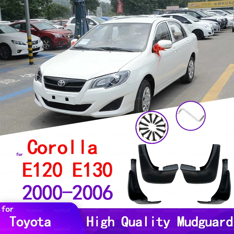 

Mud Flaps for Toyota Corolla E120 E130 2000~2006 Mudflaps Splash Guards Mud Flap Front Rear Mudguards Fender