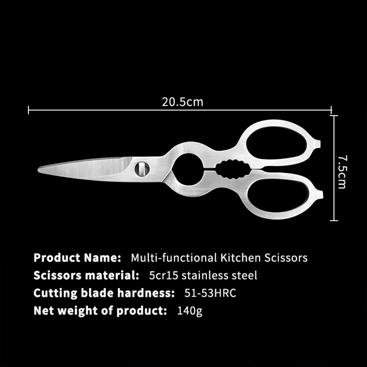 

Кухонные ножницы TUPI 5Cr15