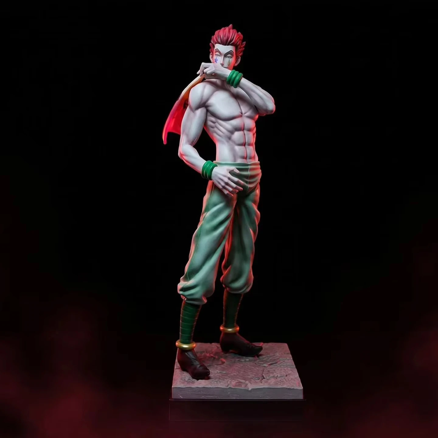 Фото Фигурка HUNTER×HUNTER Хискоа Морро, аниме-персонаж, настольное украшение, коллекционная модель, подарок на день рождения для мальчика №2