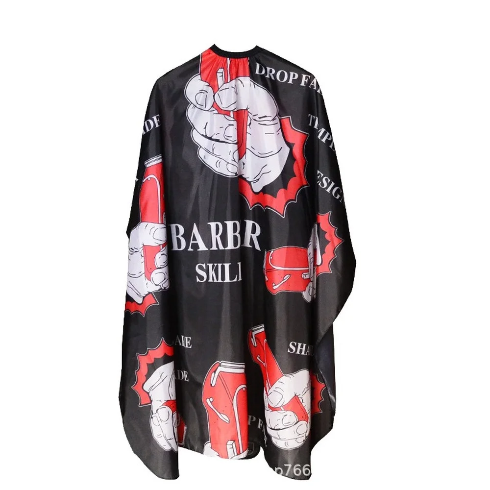

Hairdressing Coth Pattern Cutting Hair Waterproof Cloth Salon Barber Cape Professional Hair Stylist Retro Hairdressing Cloth