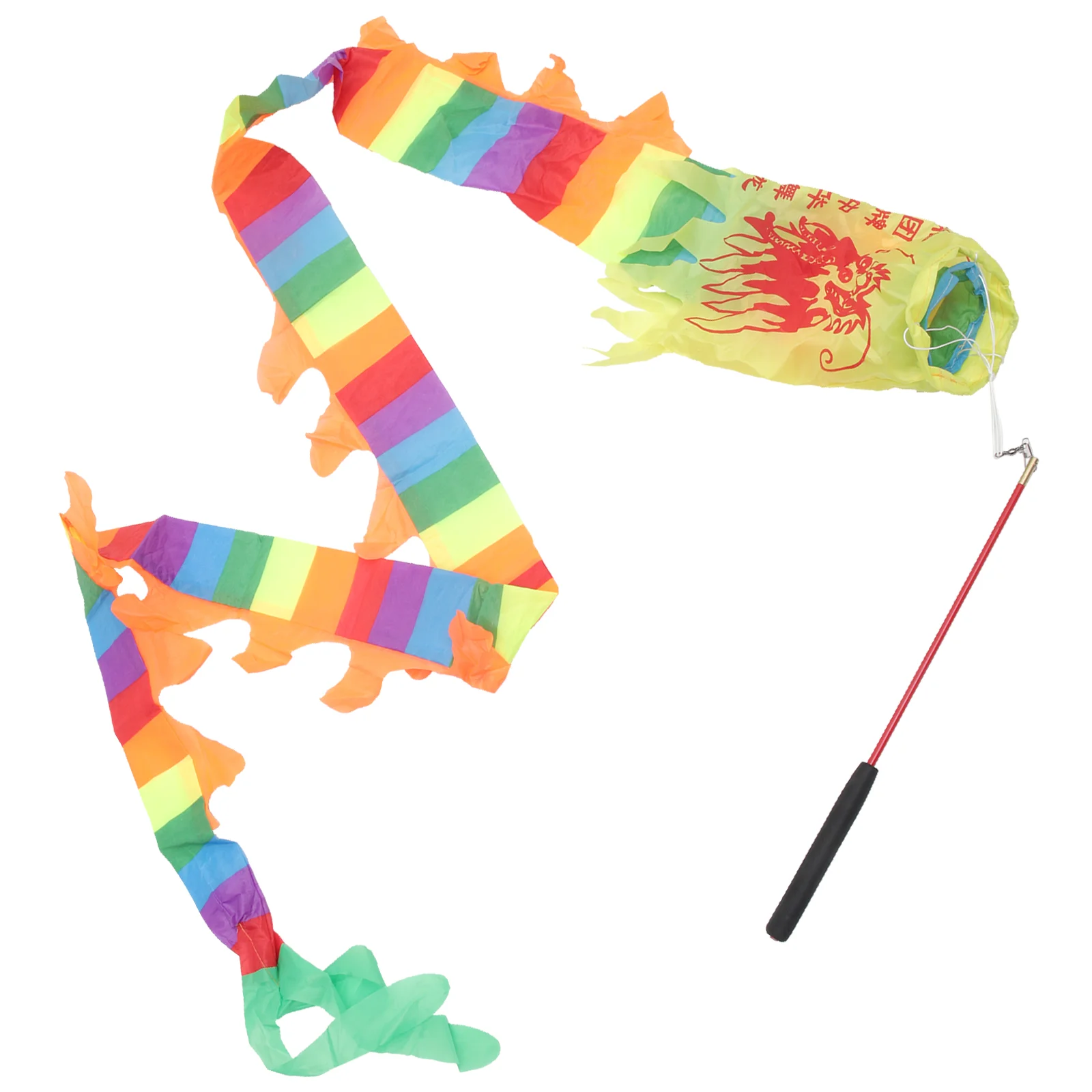 

Children Dance Ribbons Dance Ribbon Interesting Dragon Children Dragon Ribbon Streamer Decorative Plastic Adult Chinese Wand