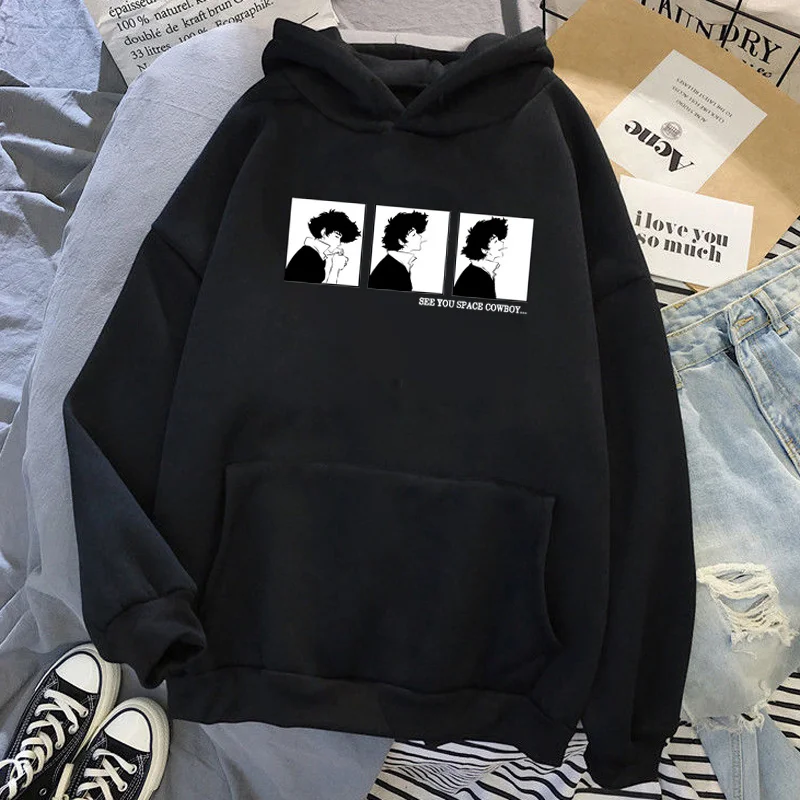 

cowboy bebop hoodies women printed harajuku grunge female pullover hip hop printed