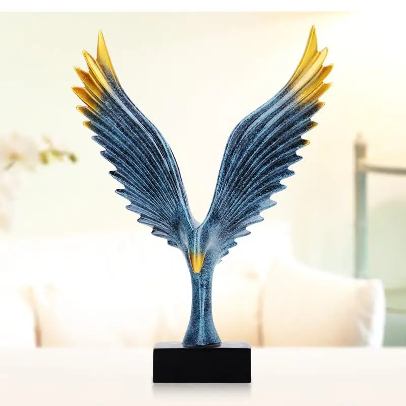 Украшение орла из смолы аксессуары для дома мягкие крылья Dapeng офисные поделки