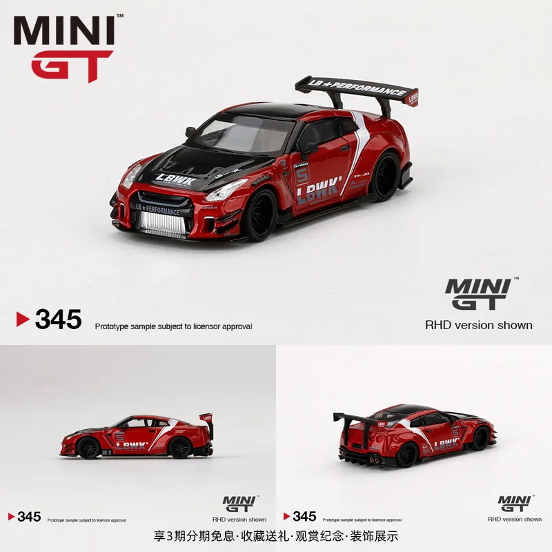 

MINI GT широкоугольный корпус LB модифицированный 1:64 R35 Skyline № 5 2,0 искусственная модель автомобиля из сплава