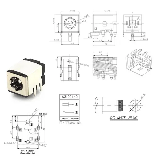 

Розетка постоянного тока USB Power socket