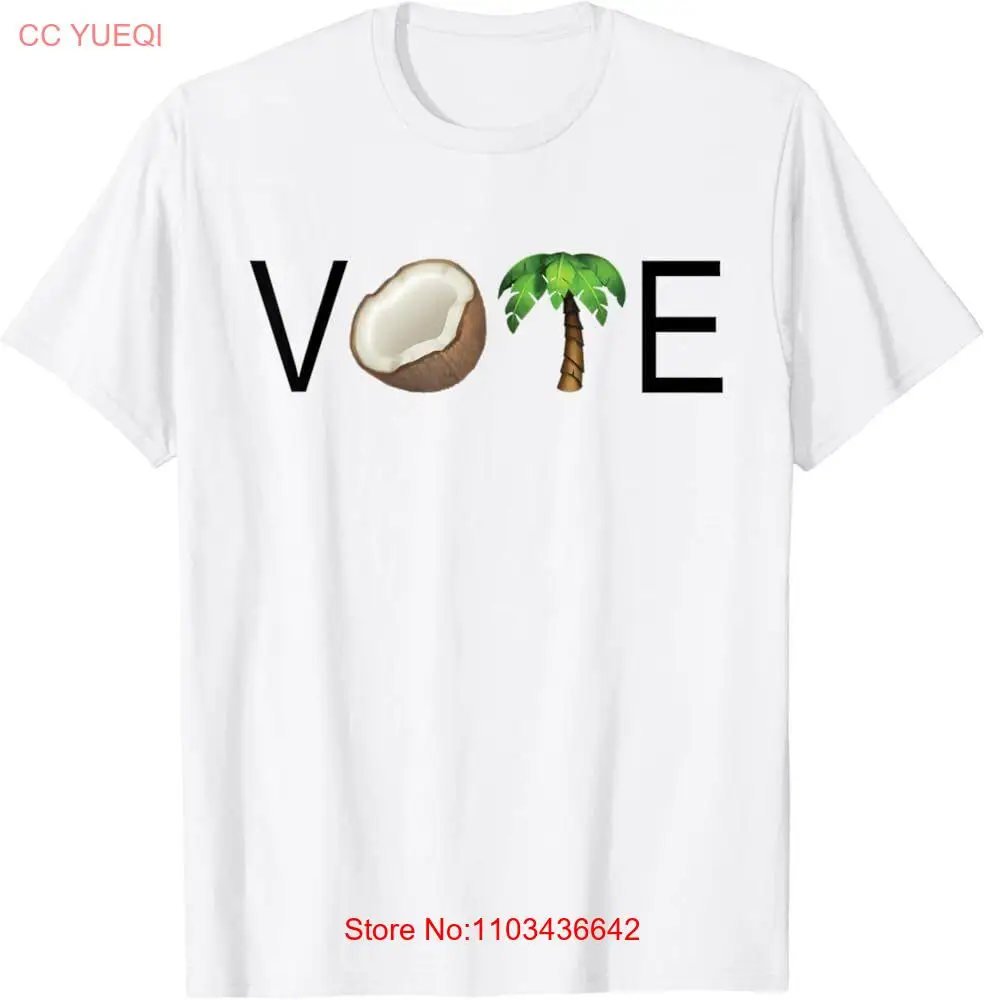 Забавная футболка Kamala с изображением кокосового дерева