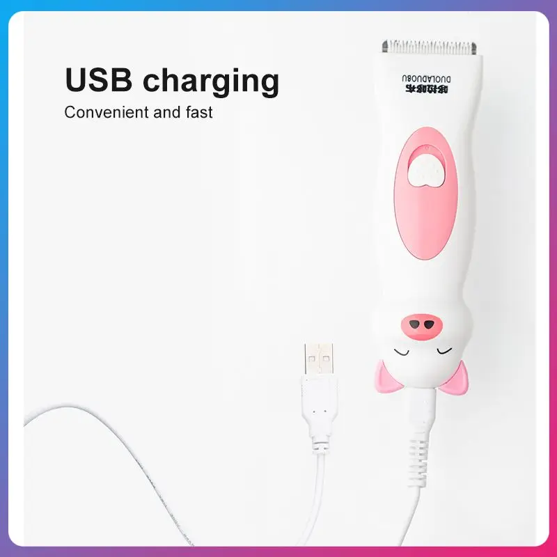 

Детский водонепроницаемый триммер для волос, профессиональная перезаряжаемая машинка для стрижки волос, детское Зарядное устройство USB, водонепроницаемые керамические машинки для стрижки волос