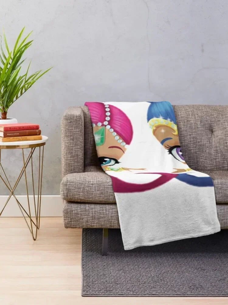 Шиммерная и блестящая подушка одеяло в стиле аниме волосы рождественские