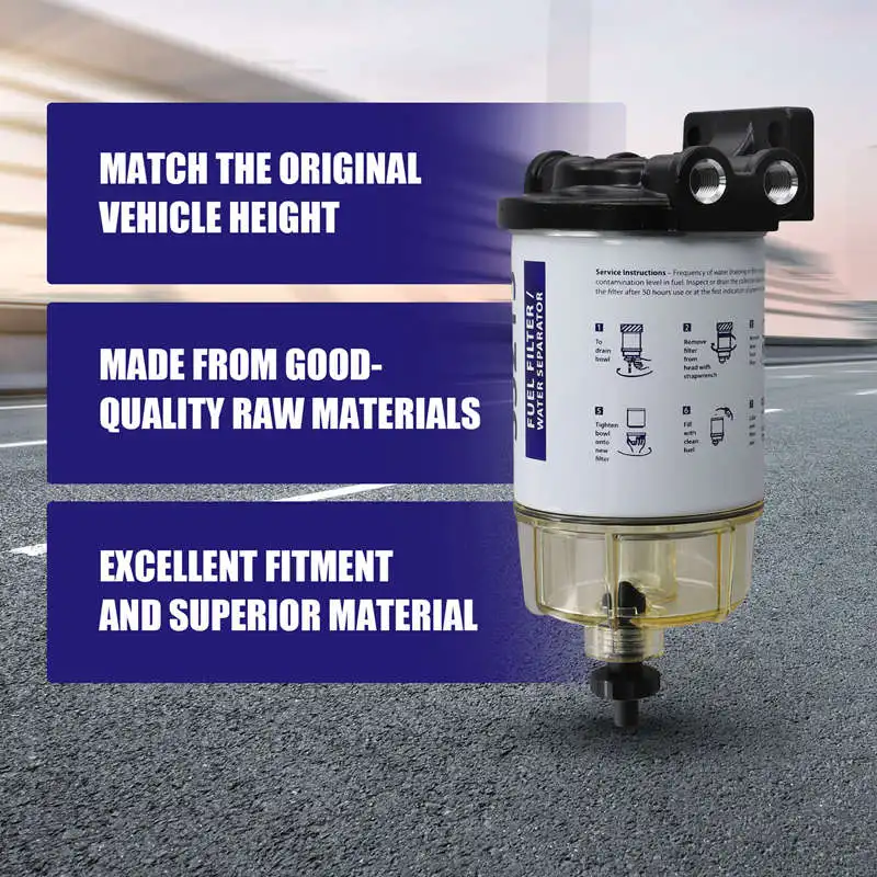 R12T топливный/водный сепаратор Фильтр Дизельного двигателя аналогичен Racor 140R 120AT