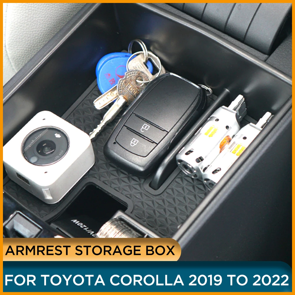 

Подлокотник для хранения для Toyota Corolla 2022 2021, внутренний центральный блок управления для хранения для Toyota Corolla 2019 2020, аксессуары