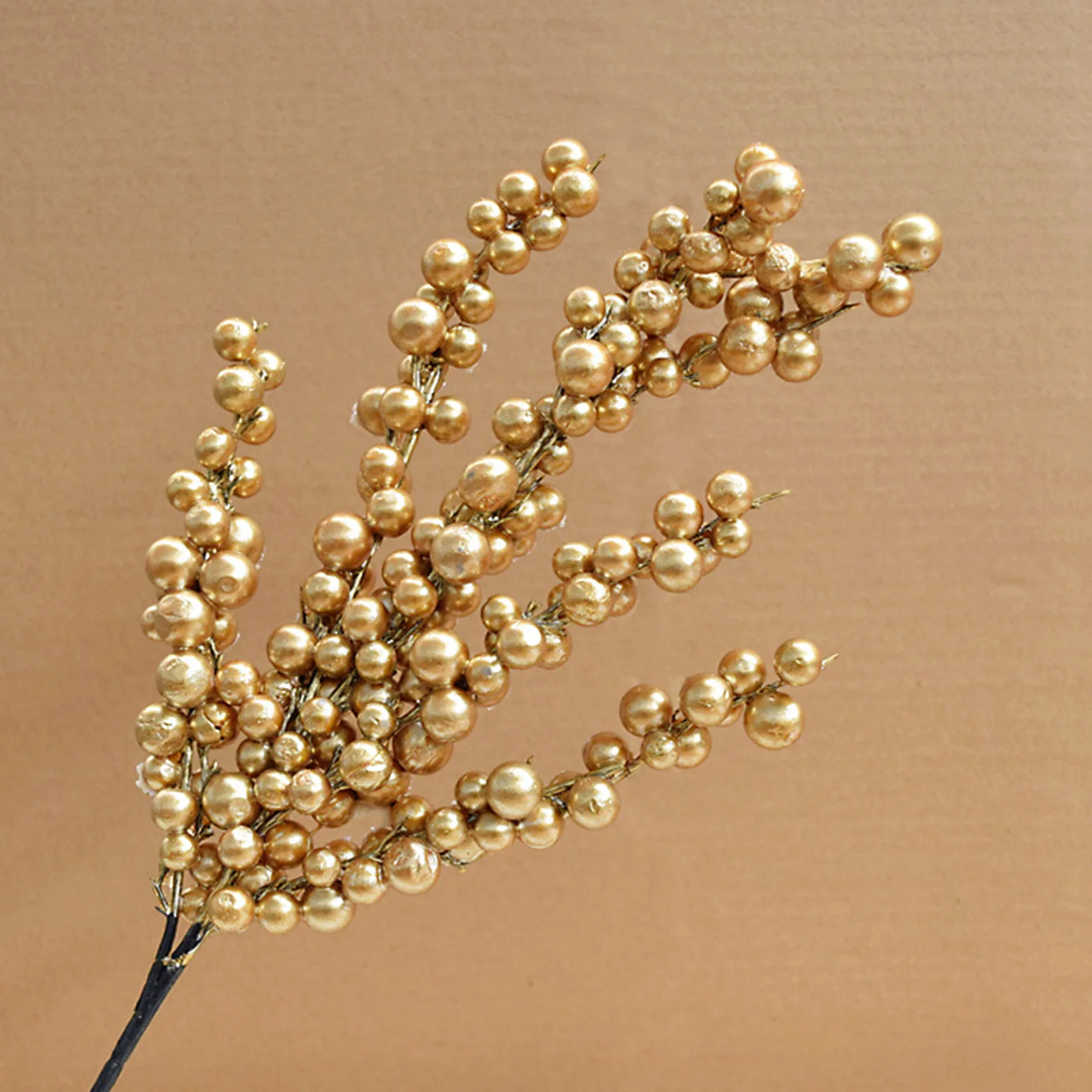 Рождественское украшение имитация ветки красных фруктов для дома яркая пена