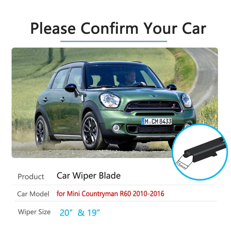 Автомобильные щетки стеклоочистителя для Mini Countryman R60 2010 2011 2012 2013 2014 2016