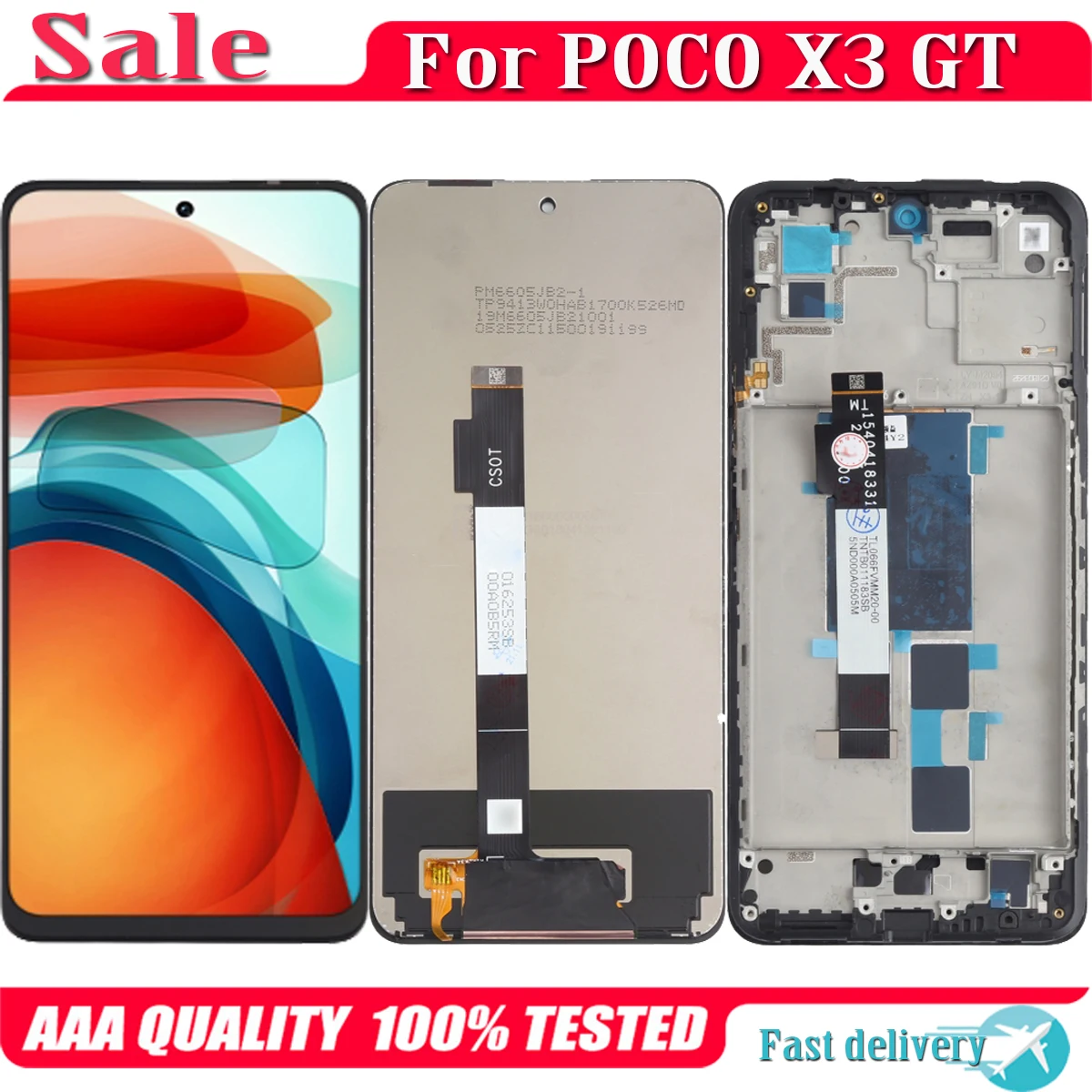 6 дюймовый оригинальный ЖК-дисплей для Xiaomi POCO X3 GT 21061110AG сенсорный экран