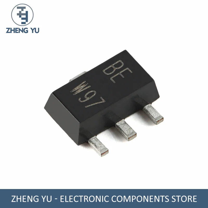 15 шт. BCX55,115 SOT-89 60V, 1A NPN транзистор средней мощности