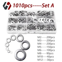 3606201010pcs m2 m3 m4 m5 m6 m8 m10m12 gaskets set washer rings 304 stainless steel sump plug oil for general repair seal ring