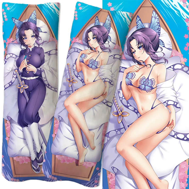 

Dakimakura Anime Pillowcase Cushion Cover Demon Slayer Printing Home Decorative Squishmallow Body Pillows For Bed Couch Decor