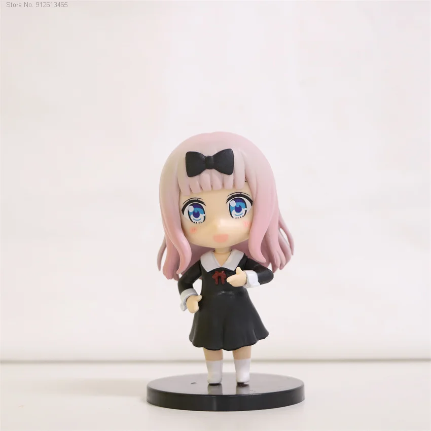 

Q Edition декоративный подарок 4 шт. аниме Kaguya-sama: Love Is War, фигурки, модели игрушек Shinomiya Kaguya Shirogane Miyuki, игрушка