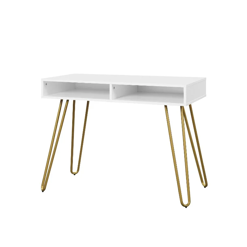 

Mainstays Hairpin Writing Desk, Multiple Finishes computer desk
