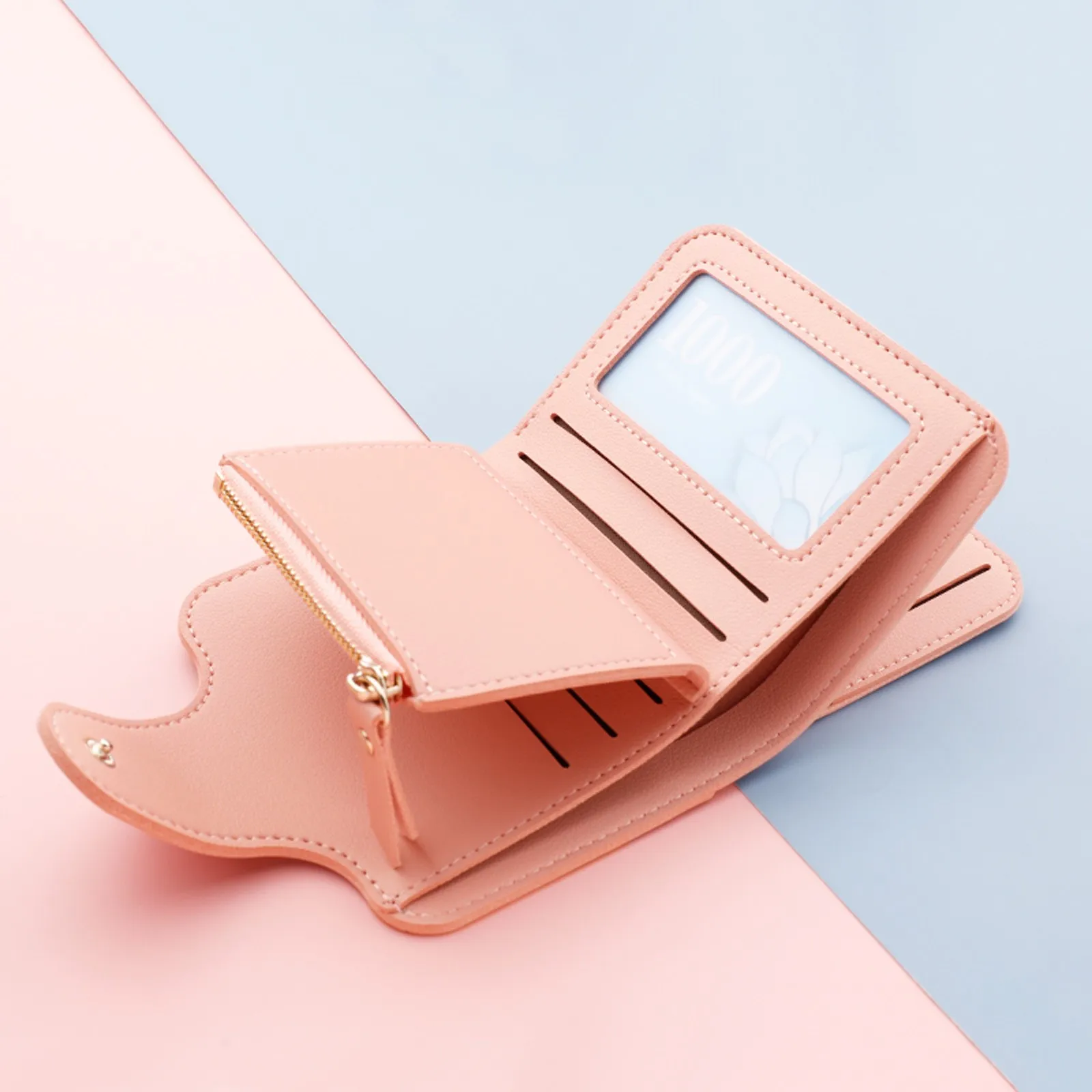 

Мужской маленький кошелек, ультратонкий кожаный модный короткий кошелек для монет, Однотонный женский кошелек на защелке, Детские кошельки...