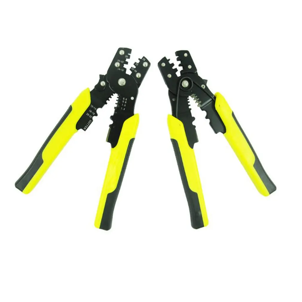 

Multifunctional Cable Wire Stripper Automatic Crimping Tool Peeling Pliers Adjustable Terminal Cutter Wire Multi-Tool Crimper
