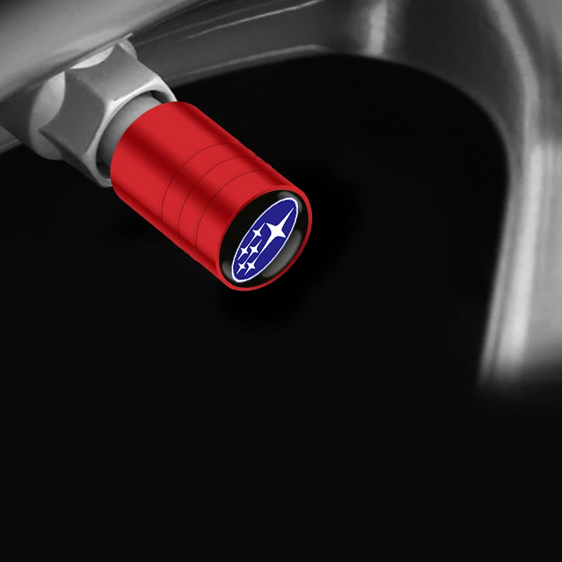 4 шт. колпачки для клапанов шин колес автомобиля чехлы стержней обода Subaru WRX Forester XV