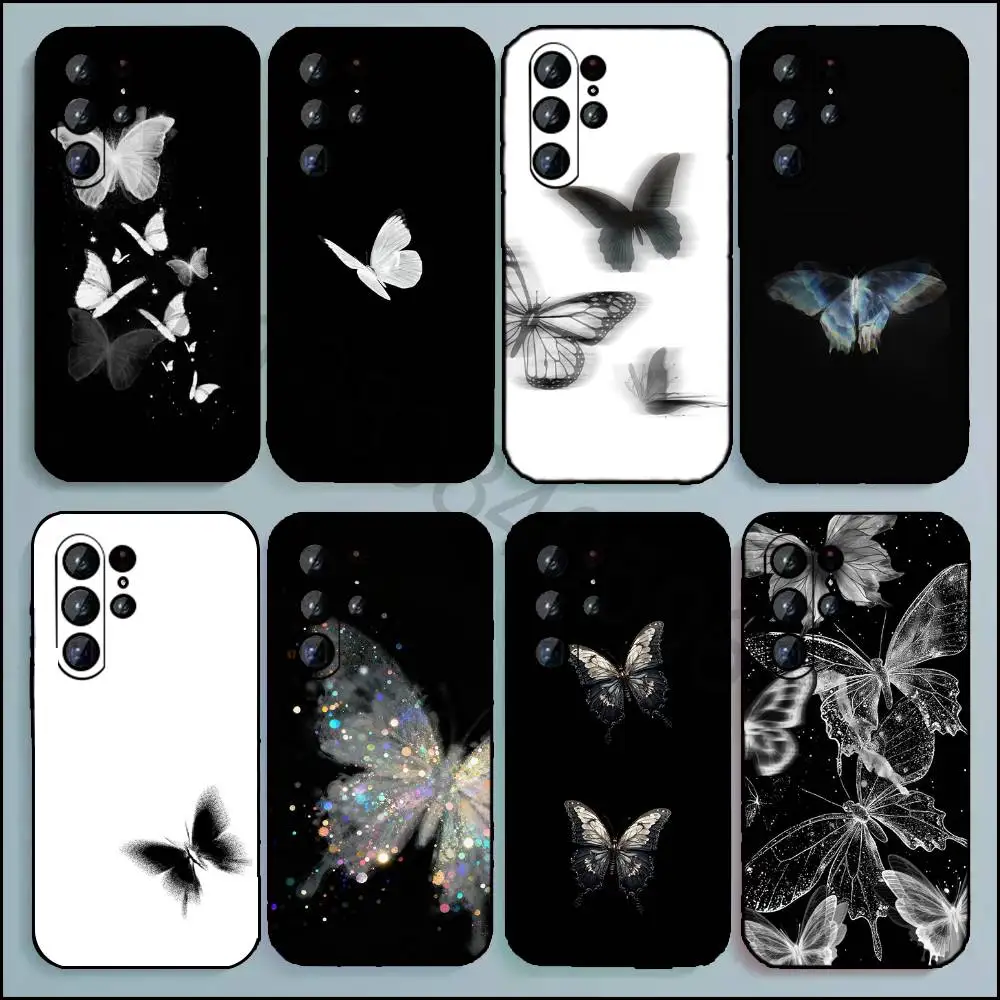 Фото Чехол для телефона с изображением бабочки для Samsung Galaxy A20,21s,22,31,32,52,71,80,A91,5G, красочный чехол для смартфона, красивый чехол для смартфона №1