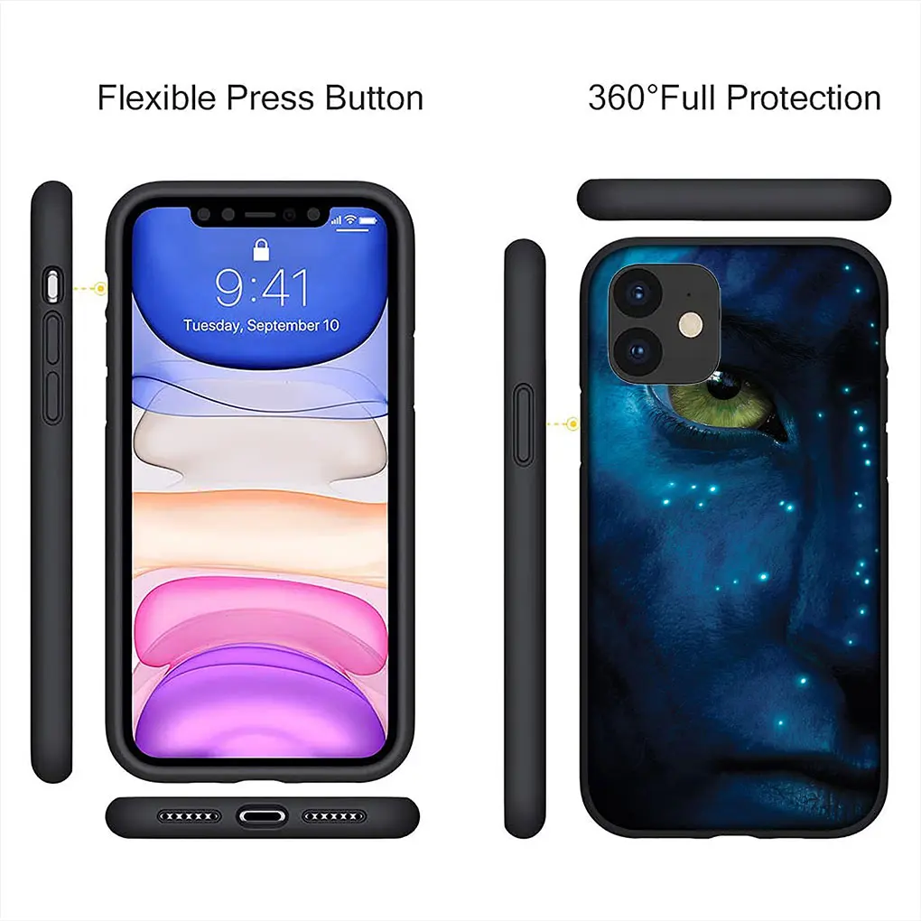 Мягкий чехол для телефона Avatar The Way of Water TV Apple iPhone 16 15 14 13 12 11 Pro Max 6 6s Plus + SE 16+ Case