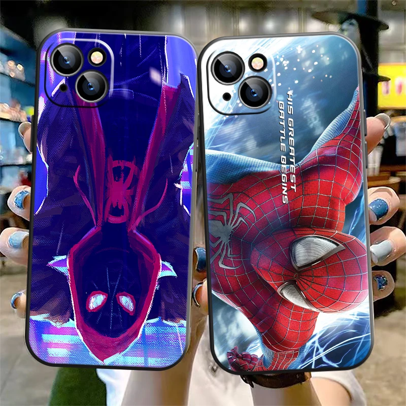 

Popular Marvel Phone Case For iPhone X XS XR XS Max 11 11 Pro 12 12 Pro Max For iPhone 12 13 Mini Liquid Silicon Coque Funda