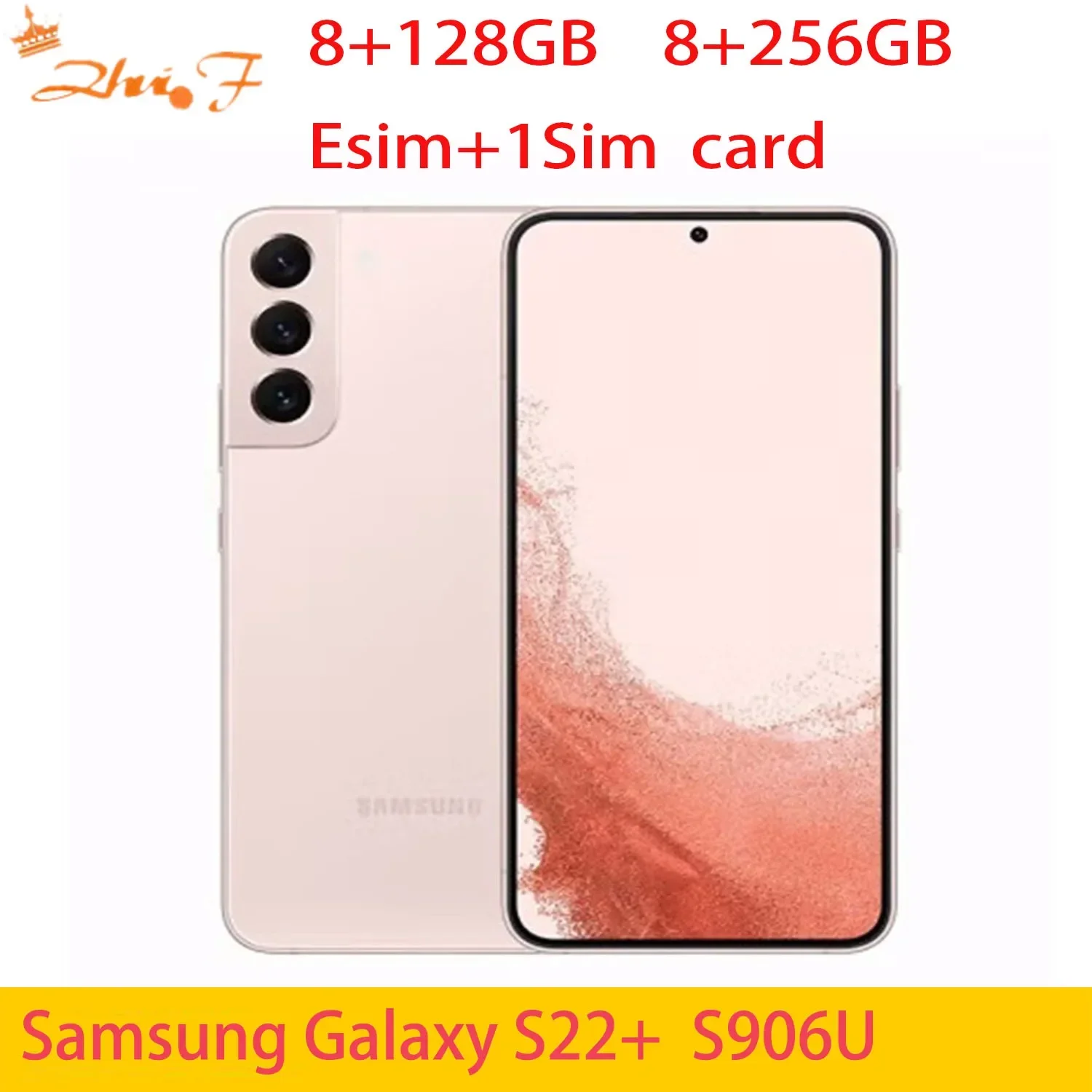 Фото Samsung Galaxy S22 Plus 5G s22+ s906U S906U1 s906n 4500 мАч 128/256 ГБ 8 ГБ ОЗУ 6.6 дюймов 1080x2340 смартфон на базе Snapdragon №1