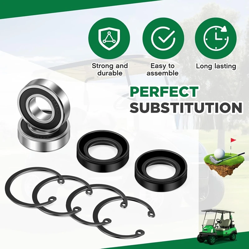 Комплект подшипников и уплотнений задней оси тележки для гольфа TXTRXV 1978-Up номер